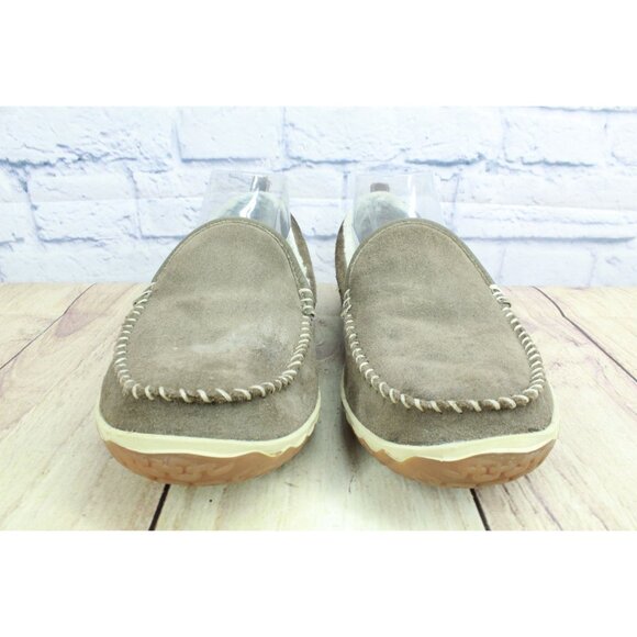 LL Bean Mountain Slippers Moccasin Dark Cement Size 9 M - Picture 4 of 9
